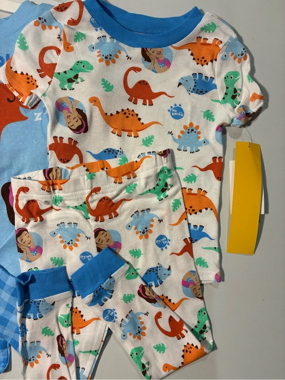 Boys Ms. Rachel Dinosaur Pajama Set of 4